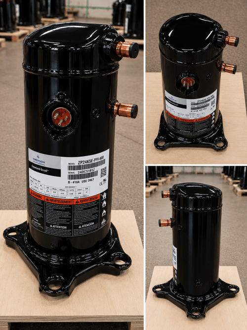 Copeland ZP24K5E - PFV - 800 Scroll Compressor | 2 Ton | R - 410A | 208/230V 1 - Phase | 24,000 BTU - iComfort AC Supply