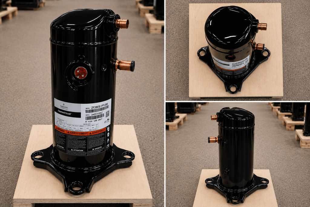 Copeland ZP38K5E - PFV - 130 Scroll Compressor | 3 Ton | R - 410A | 208/230V 1 - Phase | 37,800 BTU | New - iComfort AC Supply