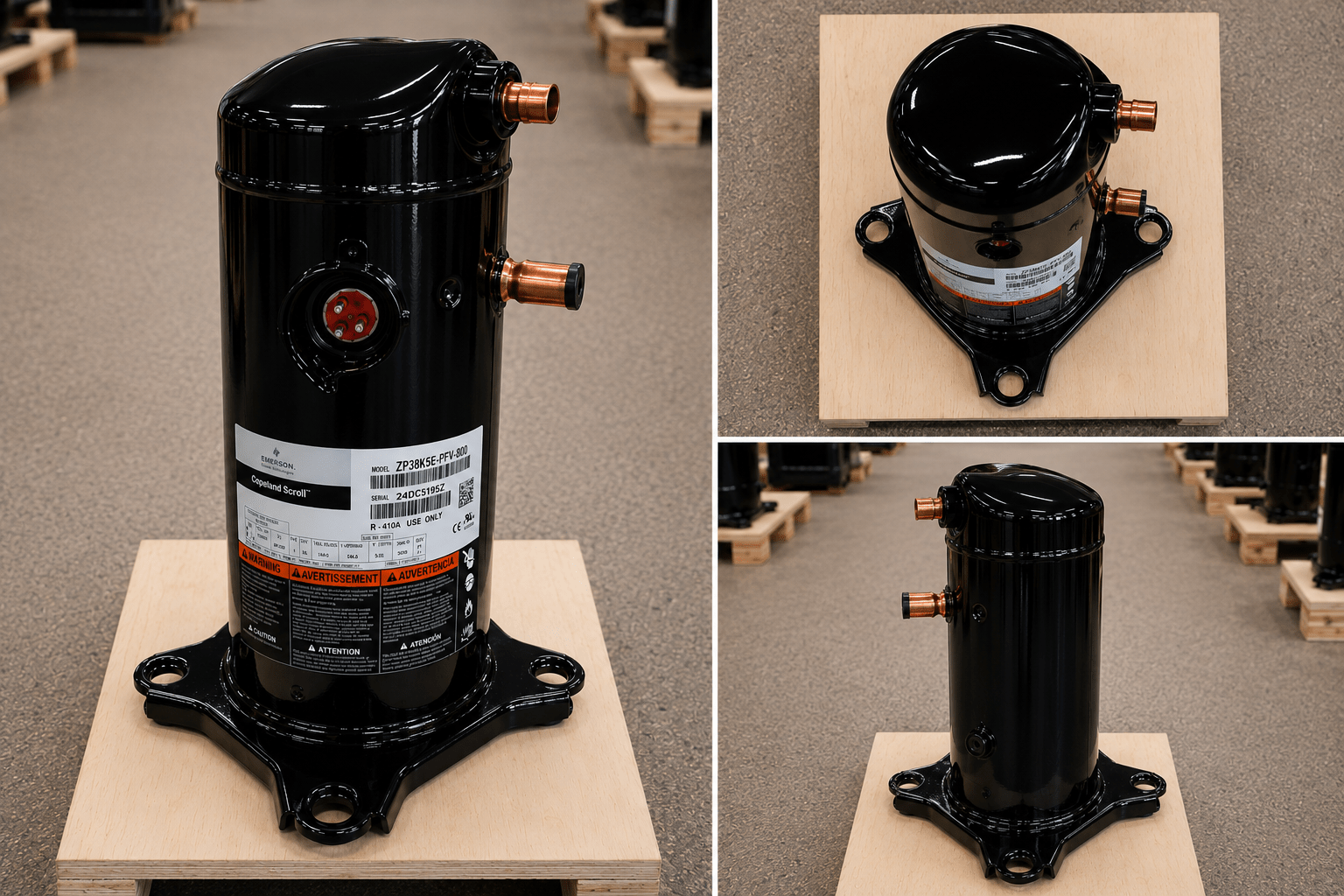 Copeland ZP38K5E - PFV - 130 Scroll Compressor | 3 Ton | R - 410A | 208/230V 1 - Phase | 37,800 BTU | New - iComfort AC Supply