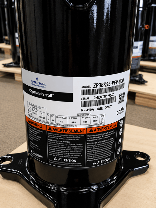 Copeland ZP38K5E - PFV - 130 Scroll Compressor | 3 Ton | R - 410A | 208/230V 1 - Phase | 37,800 BTU | New - iComfort AC Supply