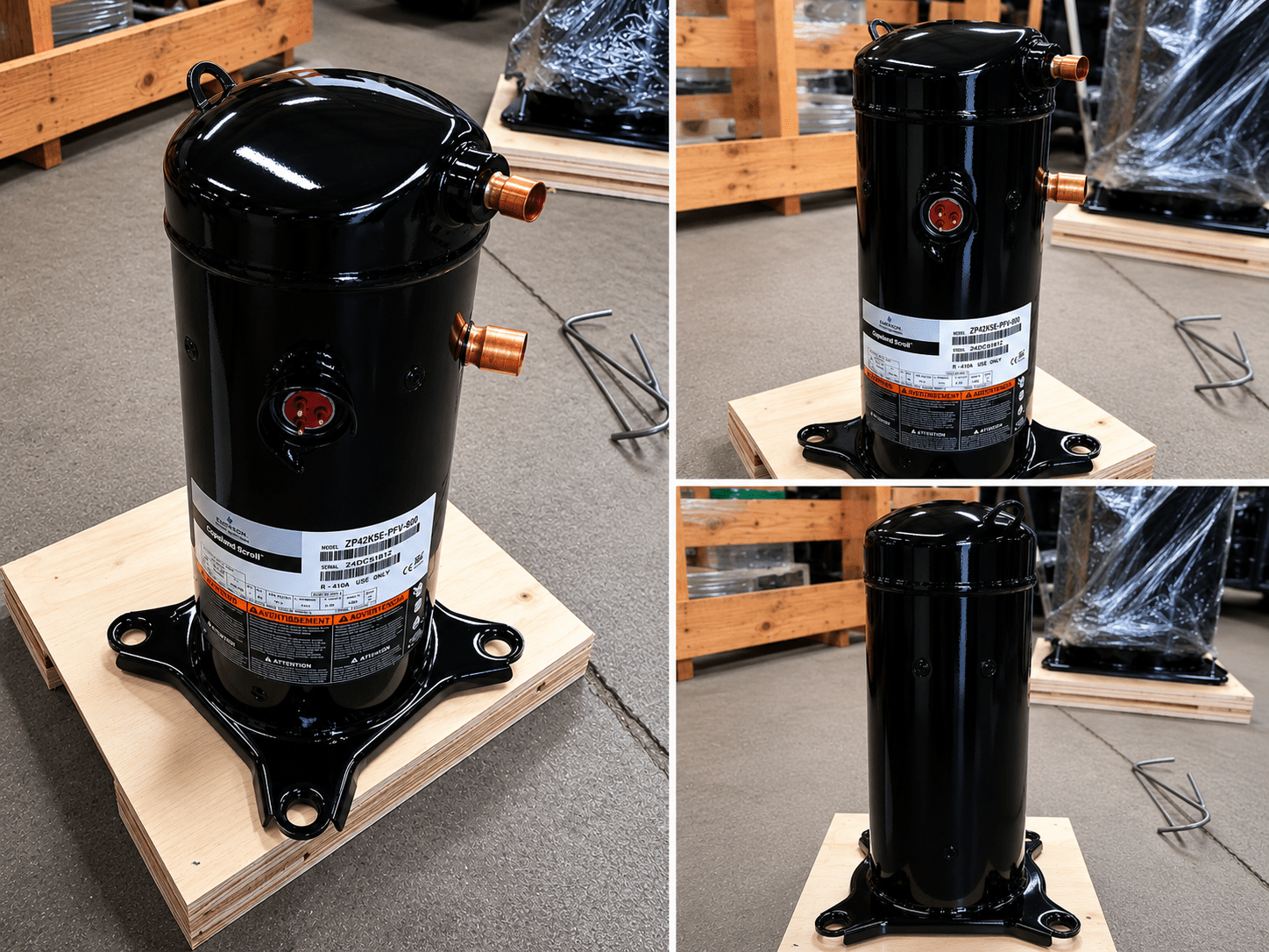 Copeland ZP42K5E - PFV - 800 Scroll Compressor | 3.5 Ton | R - 410A | 208/230V 1 - Phase | 42,000 BTU - iComfort AC Supply