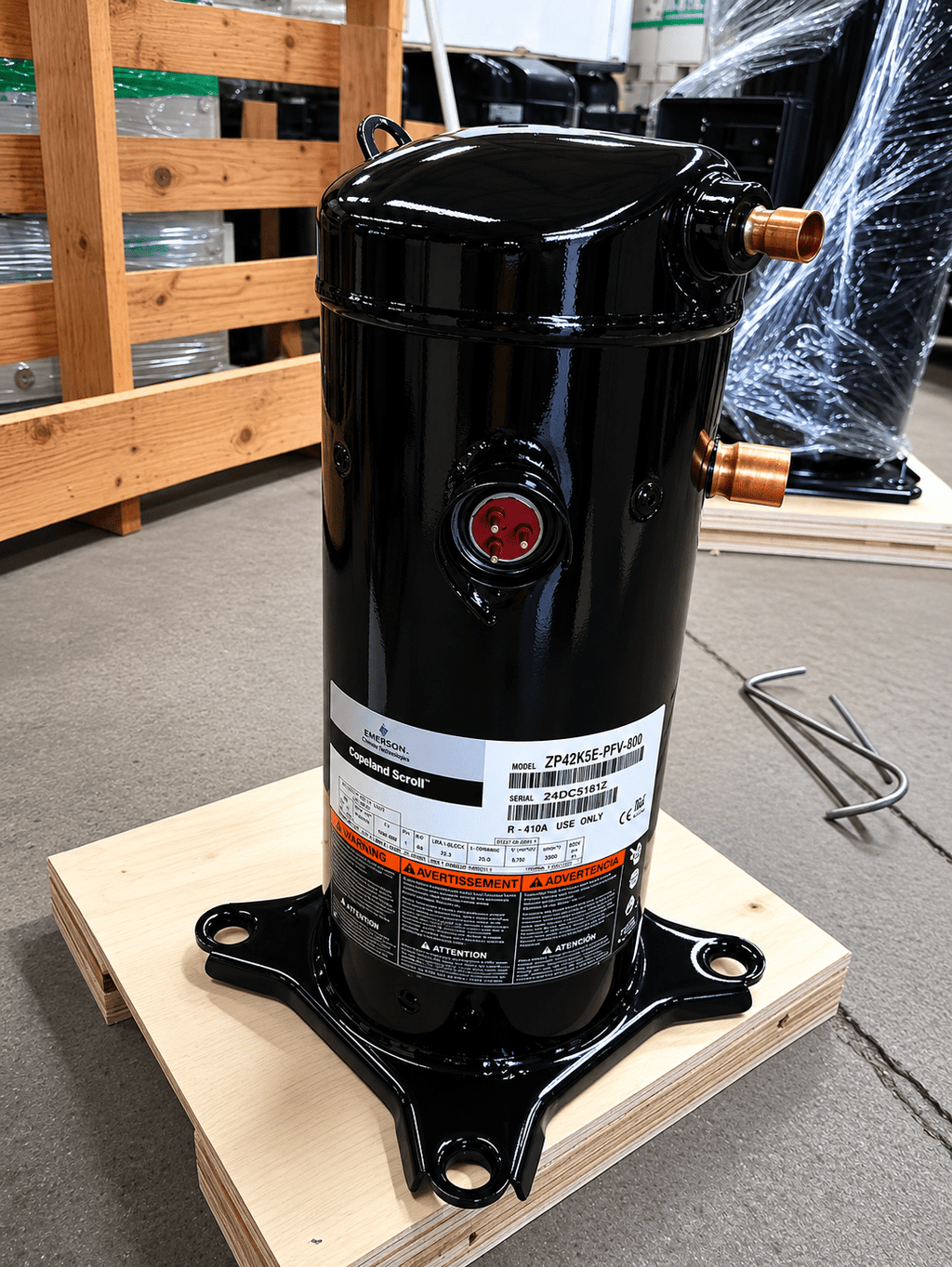 Copeland ZP42K5E - PFV - 800 Scroll Compressor | 3.5 Ton | R - 410A | 208/230V 1 - Phase | 42,000 BTU - iComfort AC Supply