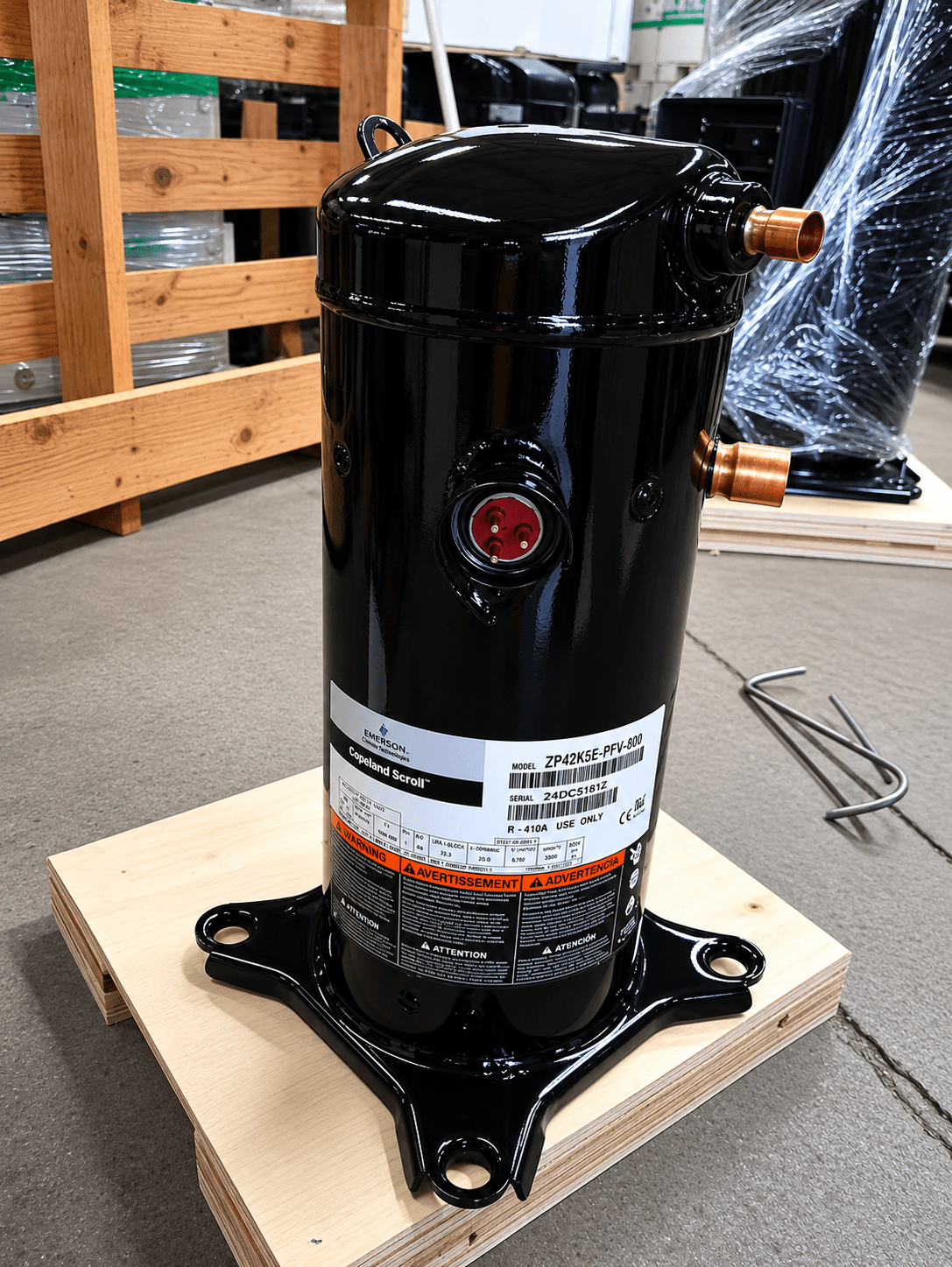 Copeland ZP42K5E - PFV - 800 Scroll Compressor | 3.5 Ton | R - 410A | 208/230V 1 - Phase | 42,000 BTU - iComfort AC Supply