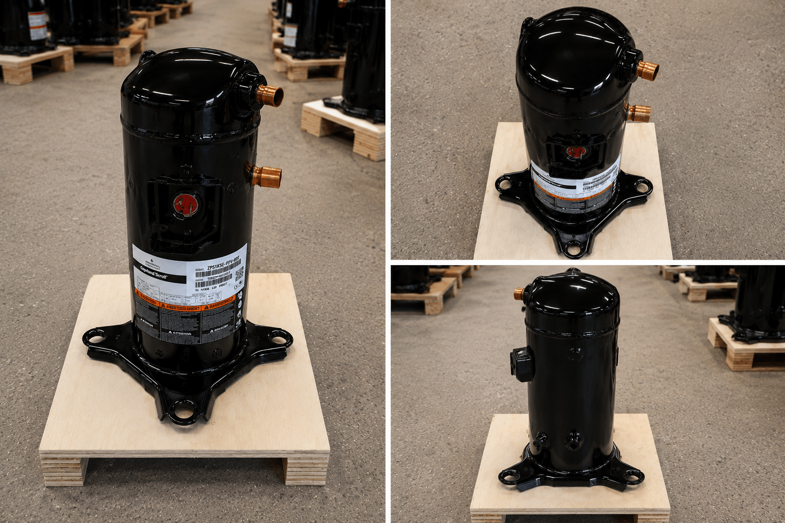 Copeland ZP51K5E - PFV - 800 Scroll Compressor | 4 Ton | R - 410A | 208/230V 1 - Phase | 51,000 BTU - iComfort AC Supply