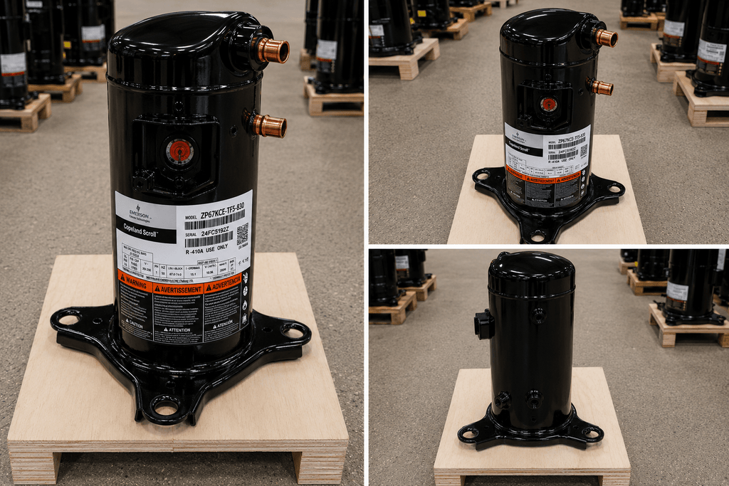 Copeland ZP67KCE - TF5 - 830 Scroll Compressor | 5.5 Ton | R - 410A | 200/230V 3 - Phase | 67,500 BTU | New - iComfort AC Supply