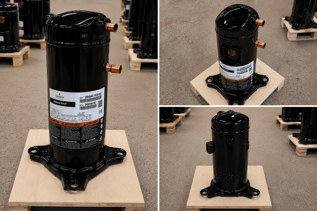 Copeland ZR45KC - PFV - 935 Scroll Compressor | 4 Ton | R - 22 | 208/230V 1 - Phase | 46,000 BTU | Service Replacement - iComfort AC Supply